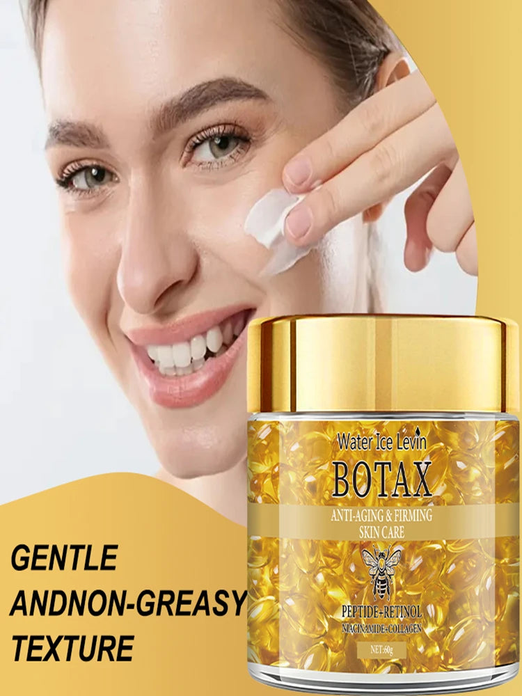 Retinol Firming and Lifting Cream That Has Rich Peptides and Collagen, and Hyaluronic Acid. It Is Suitable for All Skin Types, Tightens and Smoothes Skin, Looks Youthful and Deeply Moisturizes the Skin