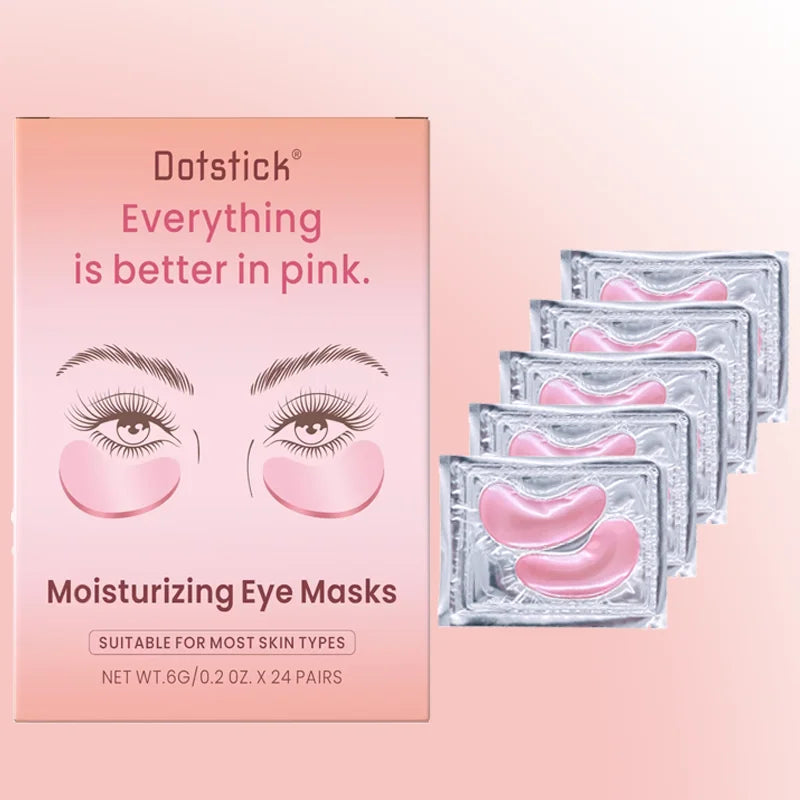 💖 10PCS Pink Hydrating Eye Patches | Moisturizing, Revitalizing Eye Care to Refresh & Soothe Tired Eyes! ✨