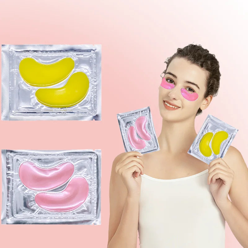💖 10PCS Pink Hydrating Eye Patches | Moisturizing, Revitalizing Eye Care to Refresh & Soothe Tired Eyes! ✨